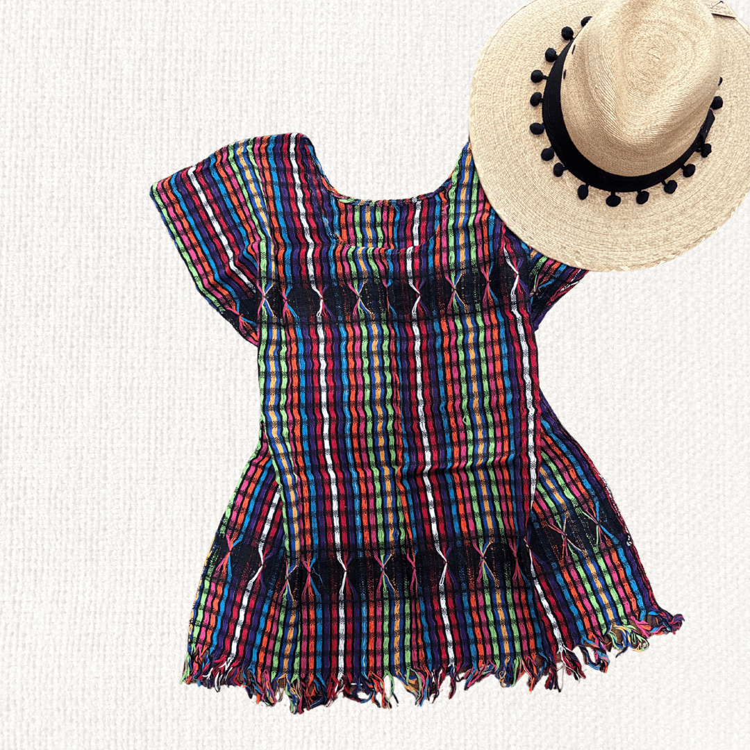 Blusa Deshilada Multicolor - MÉXICO ARTE Y MODA - Blusa Bordada