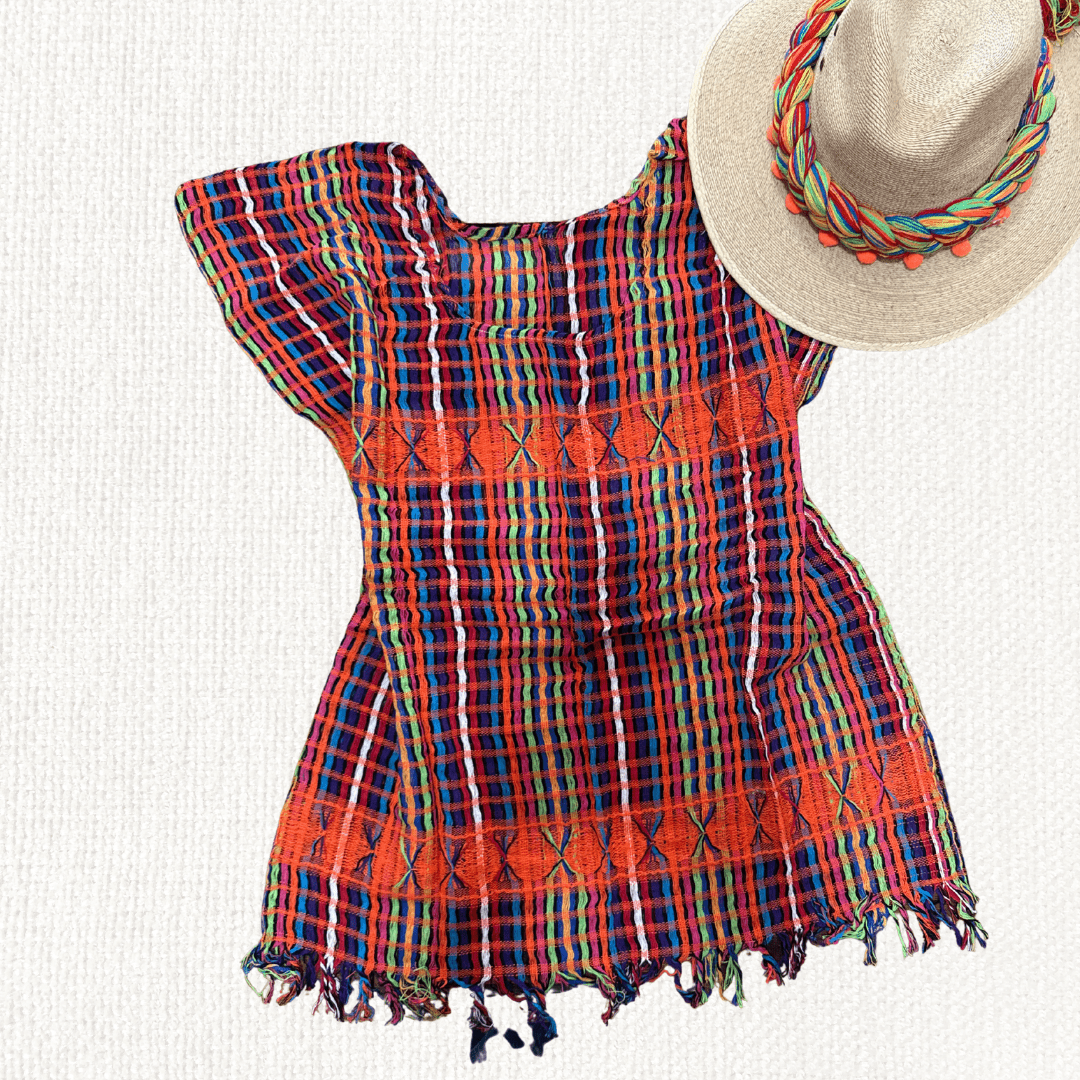 Blusa Deshilada Multicolor - MÉXICO ARTE Y MODA - Blusa Bordada