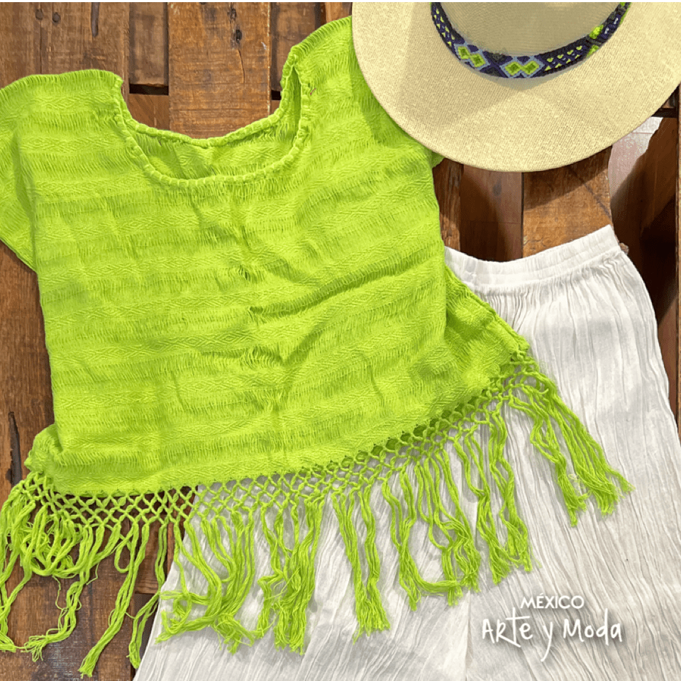Blusa Deshilada Verano - MÉXICO ARTE Y MODA - Blusa Bordada