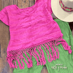 Blusa Deshilada Verano - MÉXICO ARTE Y MODA - Blusa Bordada
