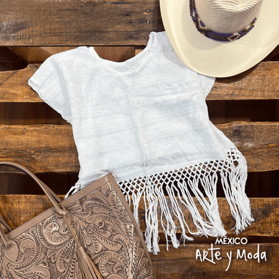 Blusa Deshilada Verano - MÉXICO ARTE Y MODA - Blusa Bordada
