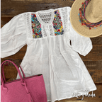 Blusa Española Clasica - MÉXICO ARTE Y MODA - Blusa Bordada