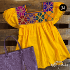Blusa Estrella Abullonada - MÉXICO ARTE Y MODA - Blusa Bordada