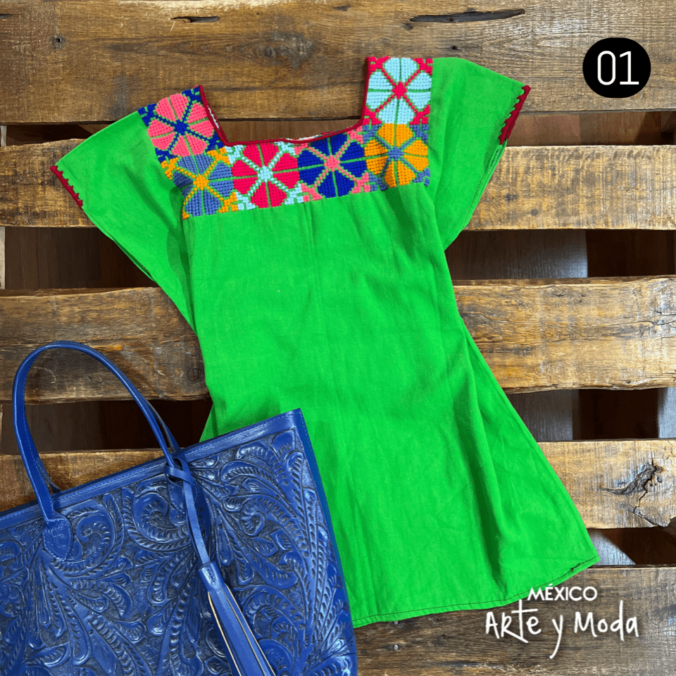 Blusa Estrella - MÉXICO ARTE Y MODA - Blusa Bordada