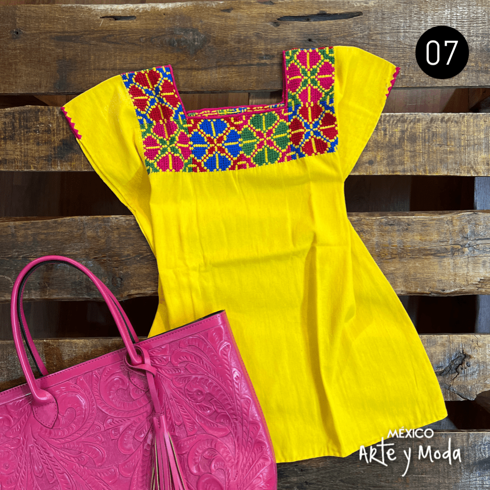 Blusa Estrella - MÉXICO ARTE Y MODA - Blusa Bordada