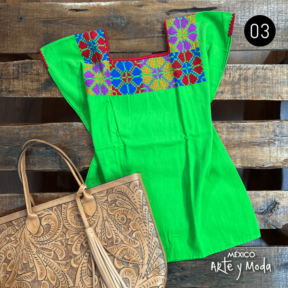 Blusa Estrella - MÉXICO ARTE Y MODA - Blusa Bordada