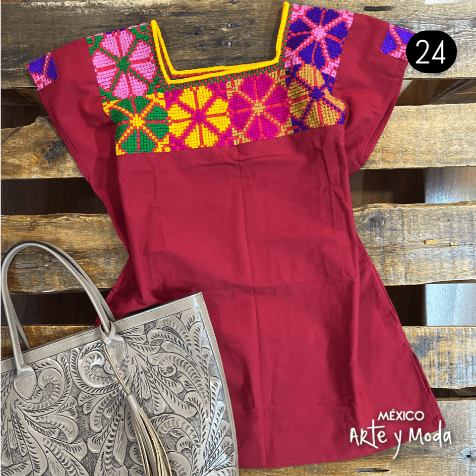 Blusa Estrella Plus - MÉXICO ARTE Y MODA - Blusa Bordada