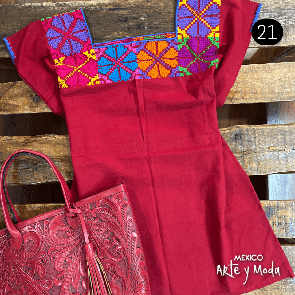 Blusa Estrella Plus - MÉXICO ARTE Y MODA - Blusa Bordada