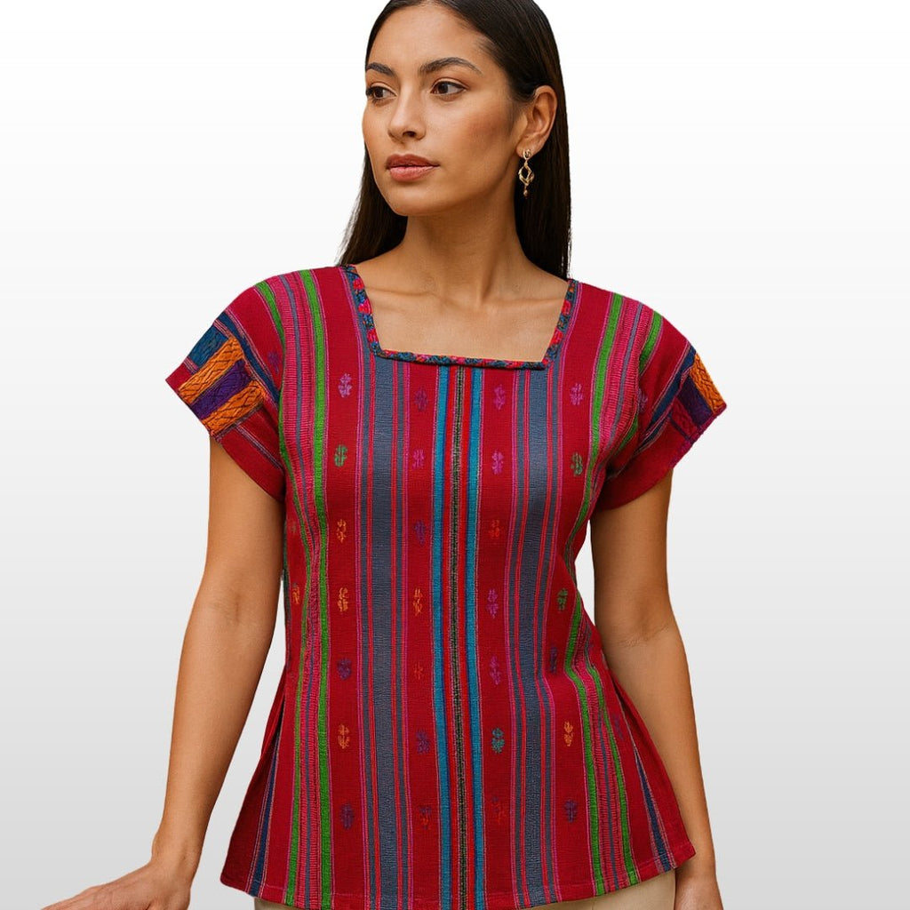 Blusa| Huipil Pantelho - MÉXICO ARTE Y MODA - Blusa Bordada