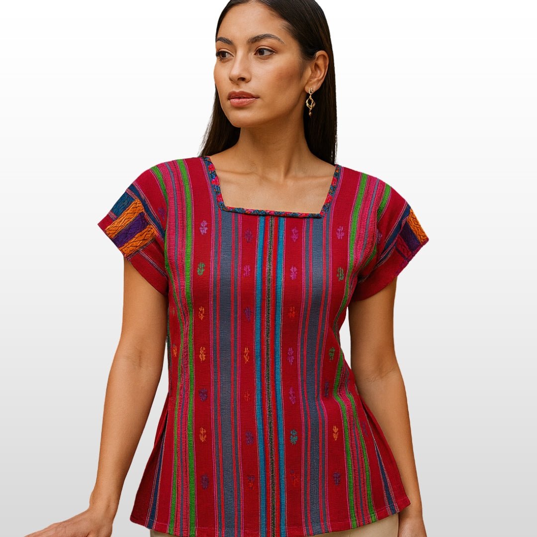 Blusa| Huipil Pantelho - MÉXICO ARTE Y MODA - Blusa Bordada