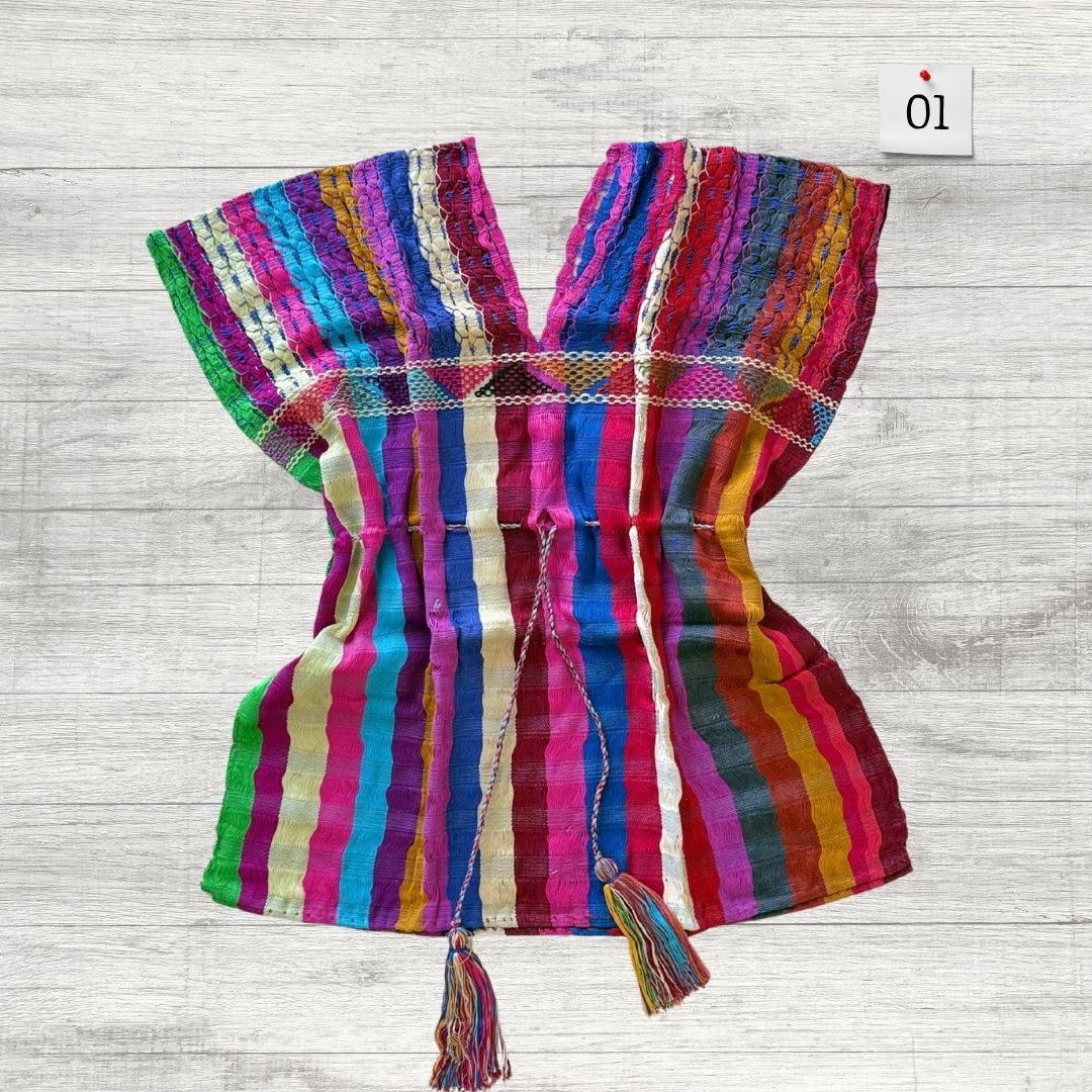 Blusa Huipil Zinac Trenzado - MÉXICO ARTE Y MODA - Blusa Bordada