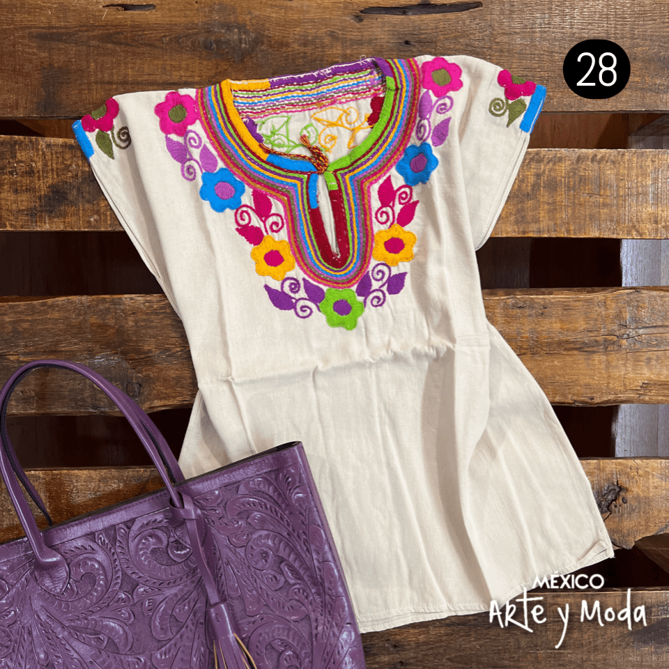 Blusa JolXic - MÉXICO ARTE Y MODA - Blusa Bordada