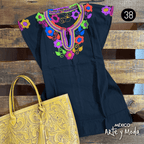 Blusa JolXic - MÉXICO ARTE Y MODA - Blusa Bordada