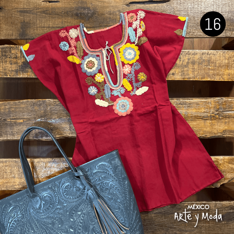 Blusa Jolxic Contempo - MÉXICO ARTE Y MODA - Blusa Bordada