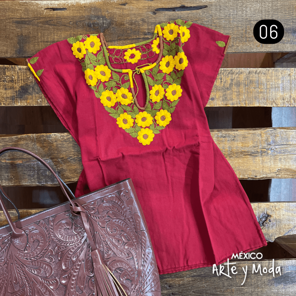 Blusa JolXic Doble - MÉXICO ARTE Y MODA - Blusa Bordada