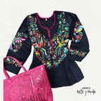 Blusa Memorias de Tenango - MÉXICO ARTE Y MODA - Blusa Bordada
