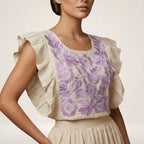 Blusa Mestiza Alto Brillo | Manta Premium de Ajuste Versátil