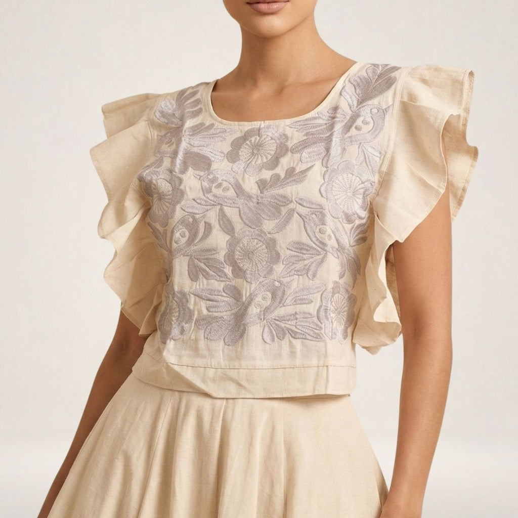 Blusa Mestiza Alto Brillo | Manta Premium de Ajuste Versátil