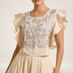 Blusa Mestiza Alto Brillo | Manta Premium de Ajuste Versátil