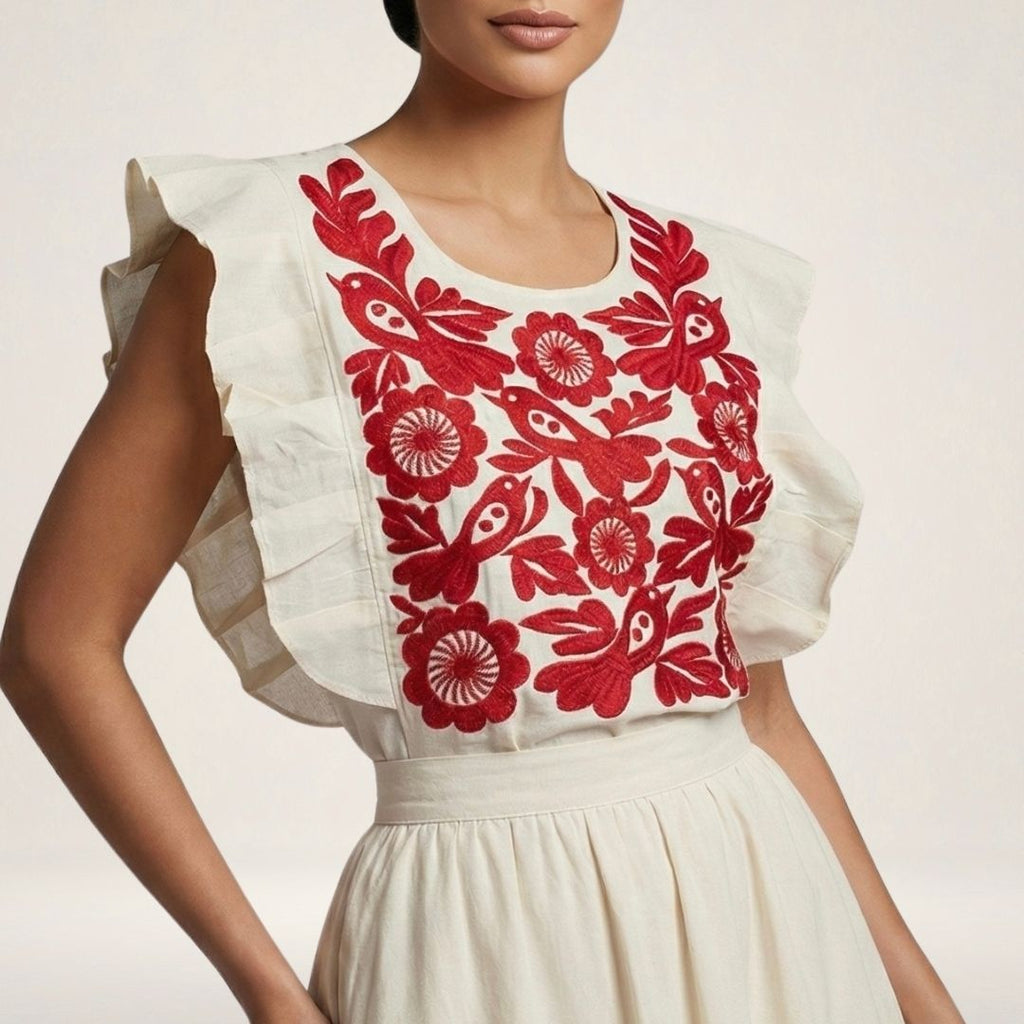 Blusa Mestiza Alto Brillo | Manta Premium de Ajuste Versátil