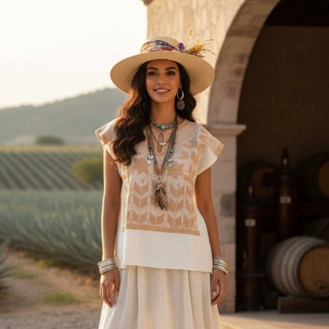 Blusa Milpa - MÉXICO ARTE Y MODA - Blusa Bordada