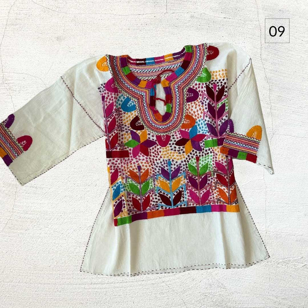 Blusa Milpa Bohemia | Bordado a mano - MÉXICO ARTE Y MODA - Blusa Bordada