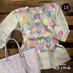 Blusa Milpa Denim - MÉXICO ARTE Y MODA - Blusa Bordada
