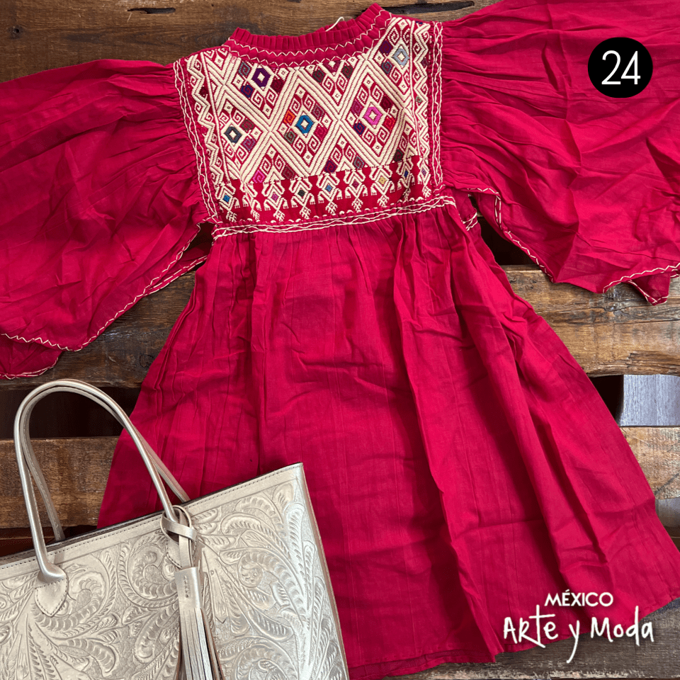 Blusa Murcielago San Andres - MÉXICO ARTE Y MODA - Blusa Bordada