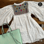 Blusa Murcielago San Andres - MÉXICO ARTE Y MODA - Blusa Bordada