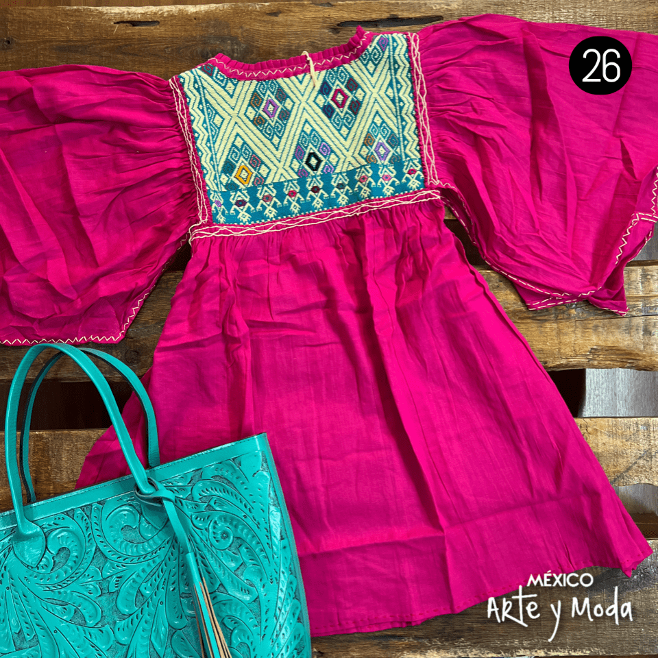 Blusa Murcielago San Andres - MÉXICO ARTE Y MODA - Blusa Bordada