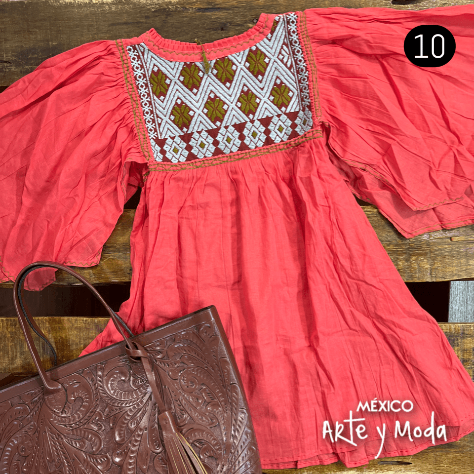 Blusa Murcielago San Andres - MÉXICO ARTE Y MODA - Blusa Bordada