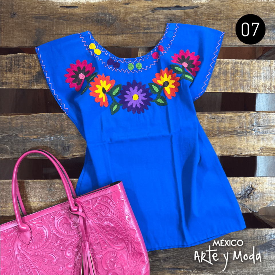 Blusa Ocosingo - MÉXICO ARTE Y MODA - Blusa Bordada