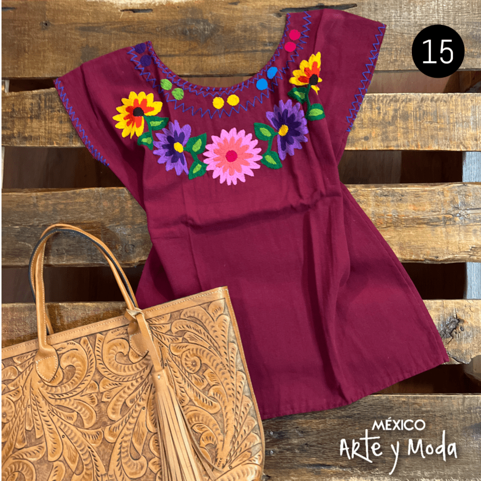 Blusa Ocosingo - MÉXICO ARTE Y MODA - Blusa Bordada