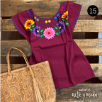 Blusa Ocosingo - MÉXICO ARTE Y MODA - Blusa Bordada