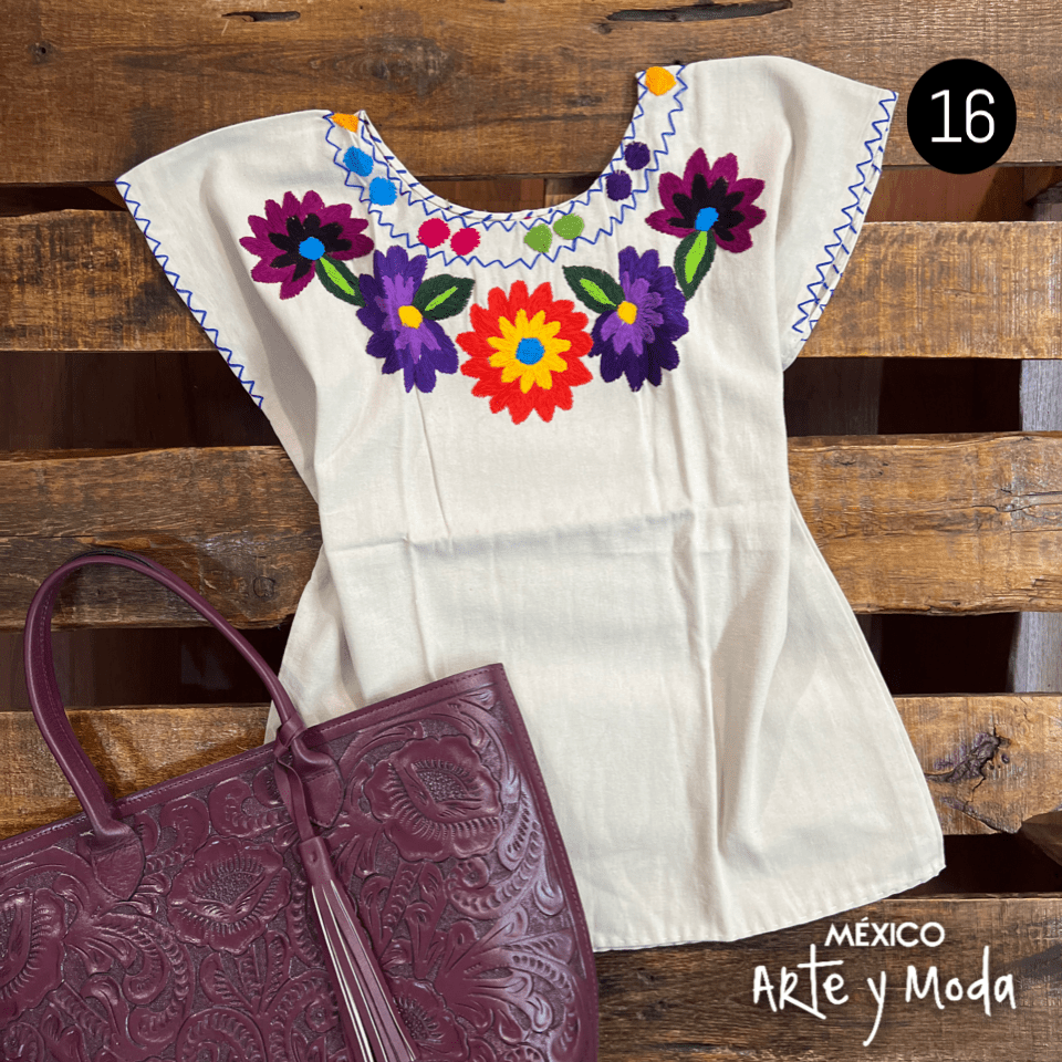 Blusa Ocosingo - MÉXICO ARTE Y MODA - Blusa Bordada