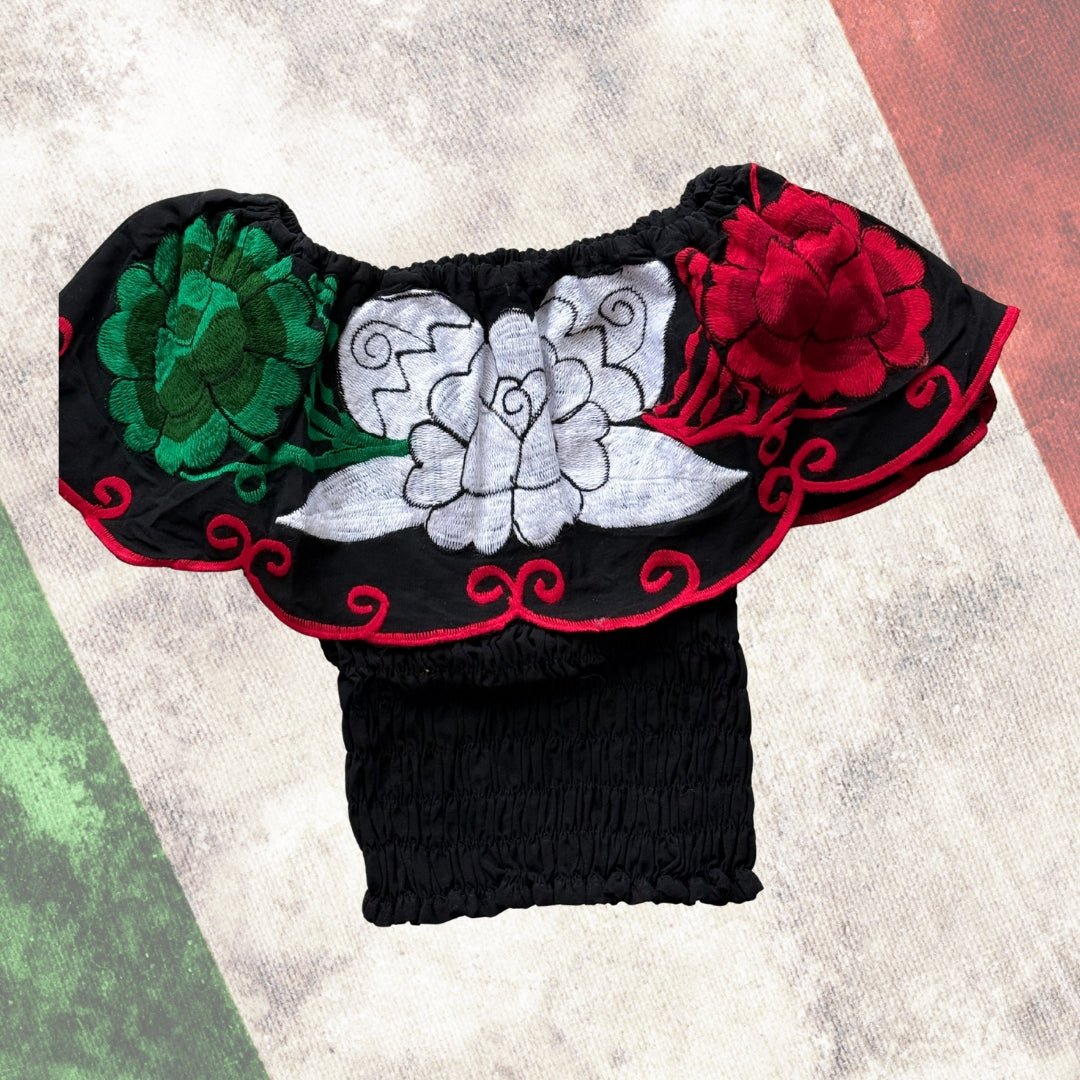 Blusa Ofelia Patria - MÉXICO ARTE Y MODA - Blusa Bordada