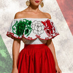 Blusa Ofelia Patria - MÉXICO ARTE Y MODA - Blusa Bordada