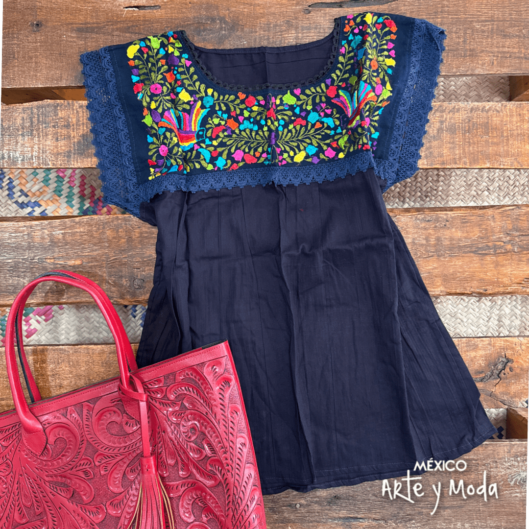 Blusa Paloma Manta - MÉXICO ARTE Y MODA - Blusa Bordada