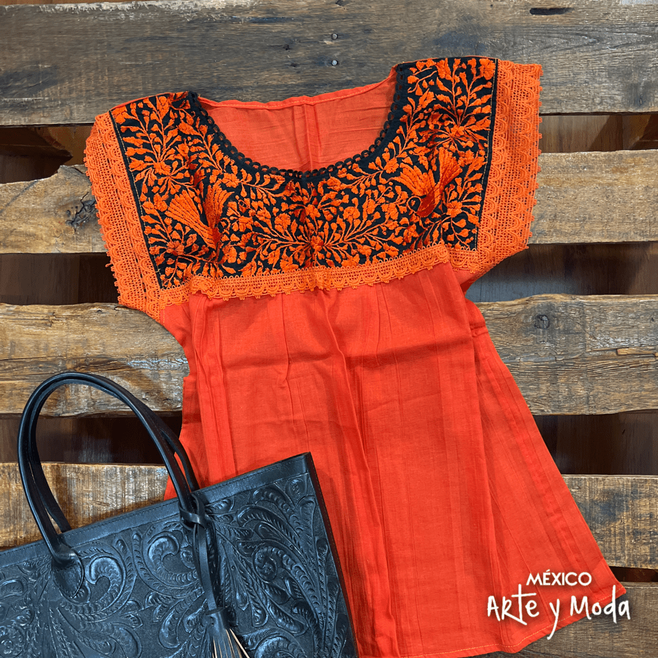 Blusa Paloma Manta - MÉXICO ARTE Y MODA - Blusa Bordada