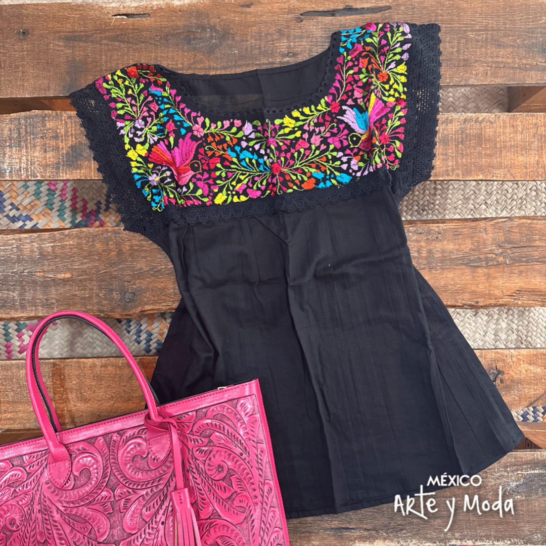 Blusa Paloma Manta - MÉXICO ARTE Y MODA - Blusa Bordada