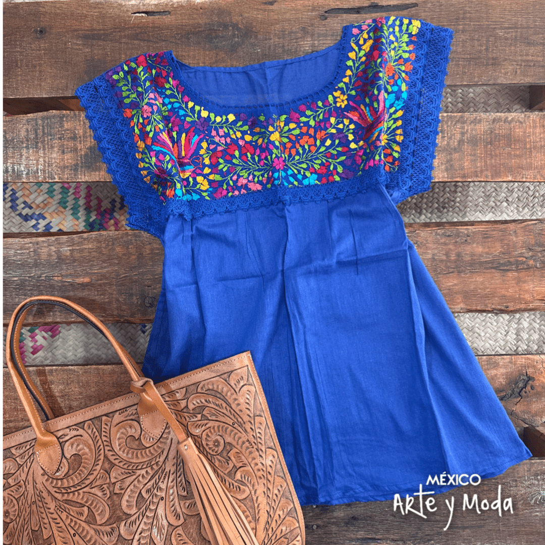Blusa Paloma Manta - MÉXICO ARTE Y MODA - Blusa Bordada