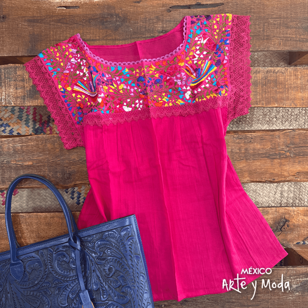 Blusa Paloma Manta - MÉXICO ARTE Y MODA - Blusa Bordada
