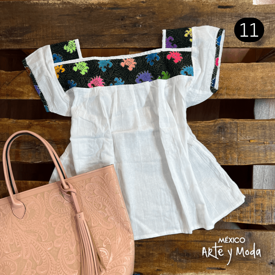 Blusa Punto de Cruz - MÉXICO ARTE Y MODA - Blusa Bordada