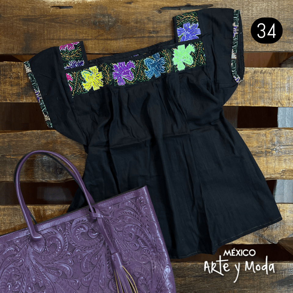 Blusa Punto de Cruz - MÉXICO ARTE Y MODA - Blusa Bordada