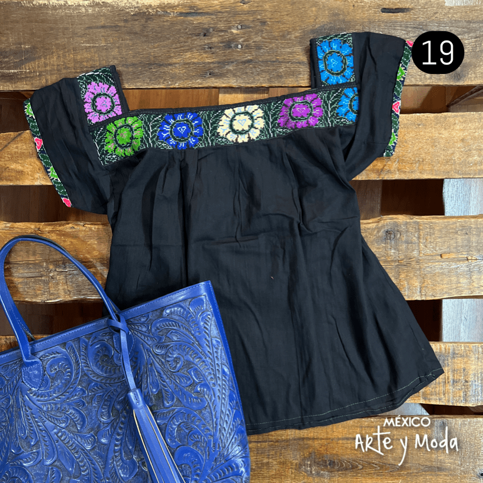 Blusa Punto de Cruz - MÉXICO ARTE Y MODA - Blusa Bordada