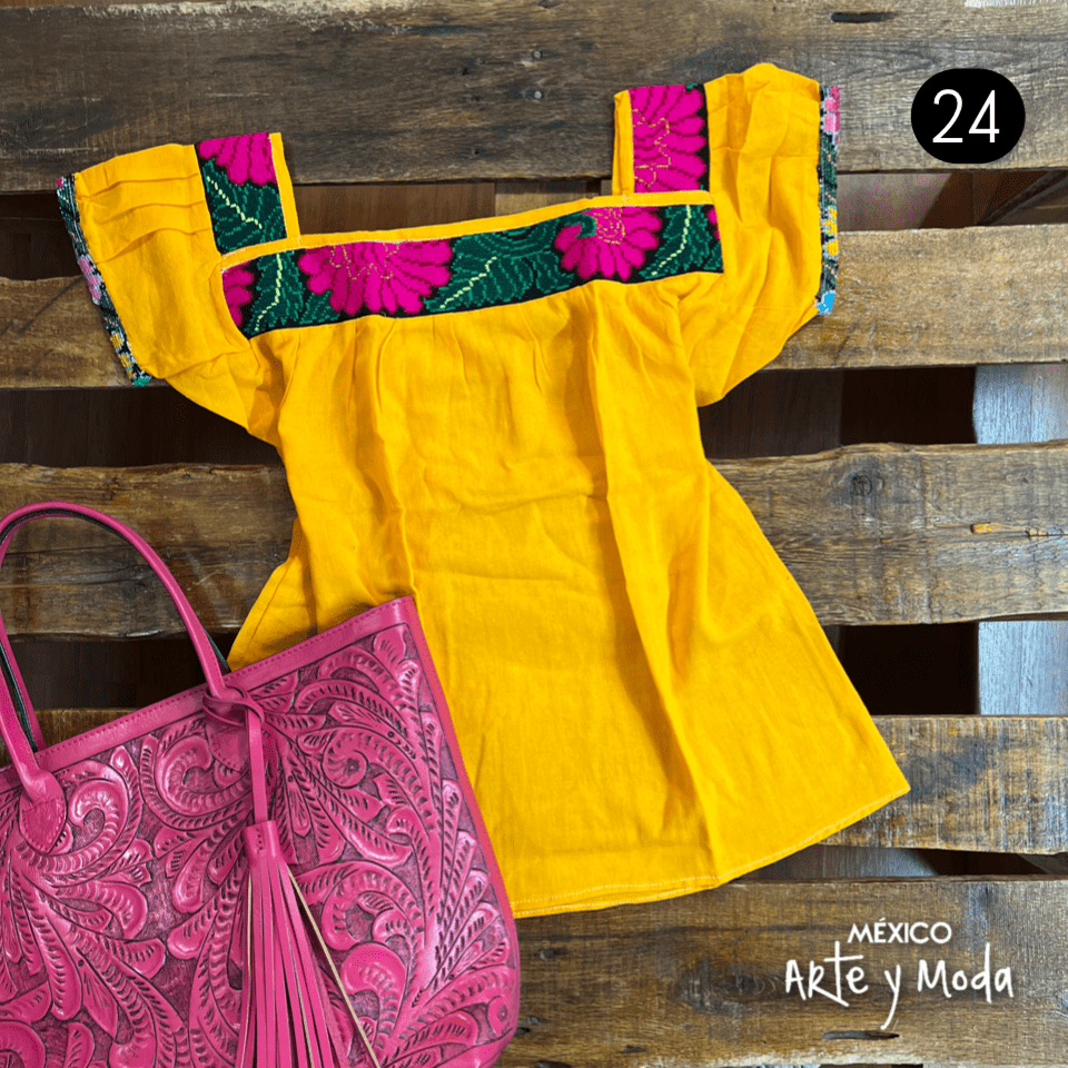 Blusa Punto de Cruz - MÉXICO ARTE Y MODA - Blusa Bordada
