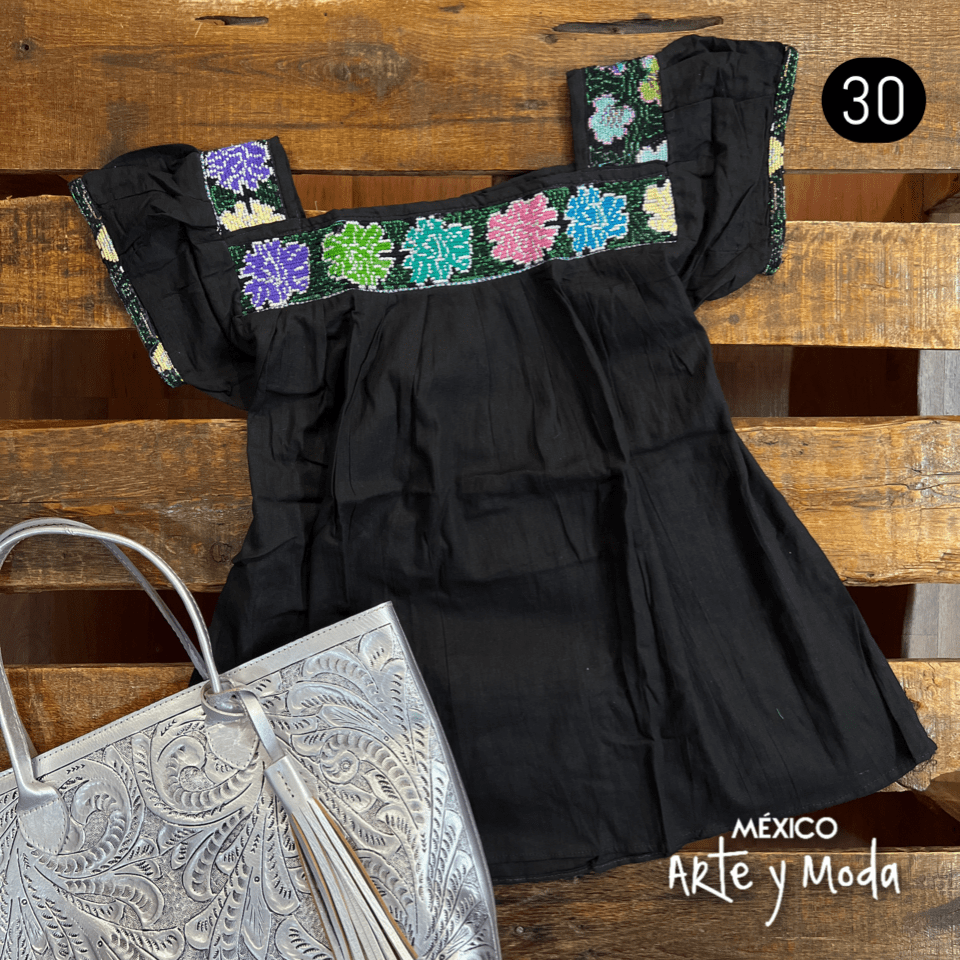 Blusa Punto de Cruz - MÉXICO ARTE Y MODA - Blusa Bordada