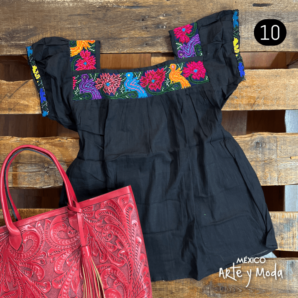 Blusa Punto de Cruz - MÉXICO ARTE Y MODA - Blusa Bordada