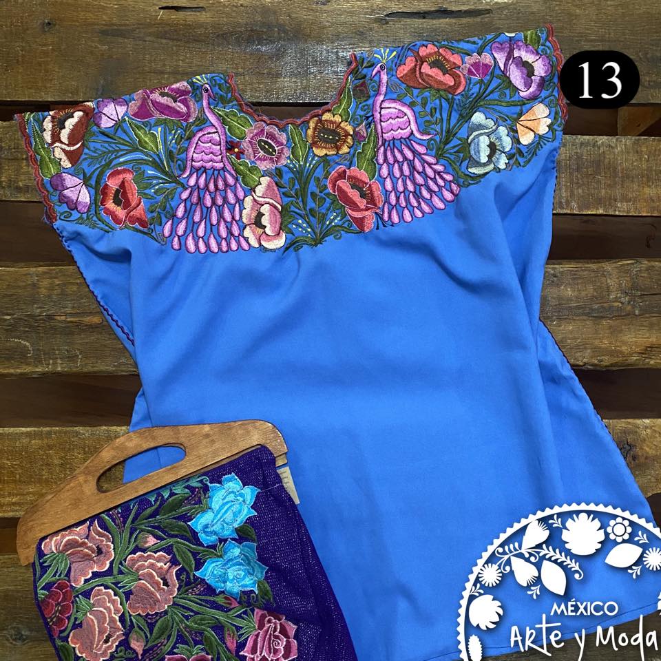 Blusa Regional Zinac - MÉXICO ARTE Y MODA - Blusa Bordada