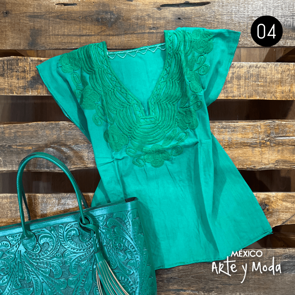 Blusa Revolucion - MÉXICO ARTE Y MODA - Blusa Bordada